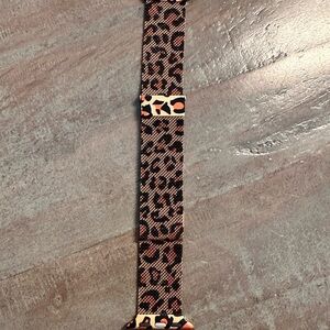 Leopard Print Adjustable Watch Band Compatible with Apple Watch Series 5 40mm